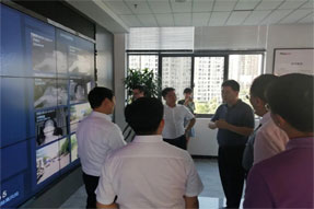 江苏省工信厅副厅长石晓鹏等领导一行莅临清研微视参观调研